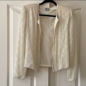 Mark & John Vintage Jacket Elegant Cream. Size M